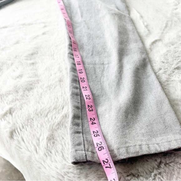 VINTAGE Brittania Grey High Waisted Straight Leg Jeans - Picture 11 of 12